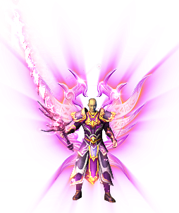 紫色玲珑之羽战甲战袍+传奇武器素材
